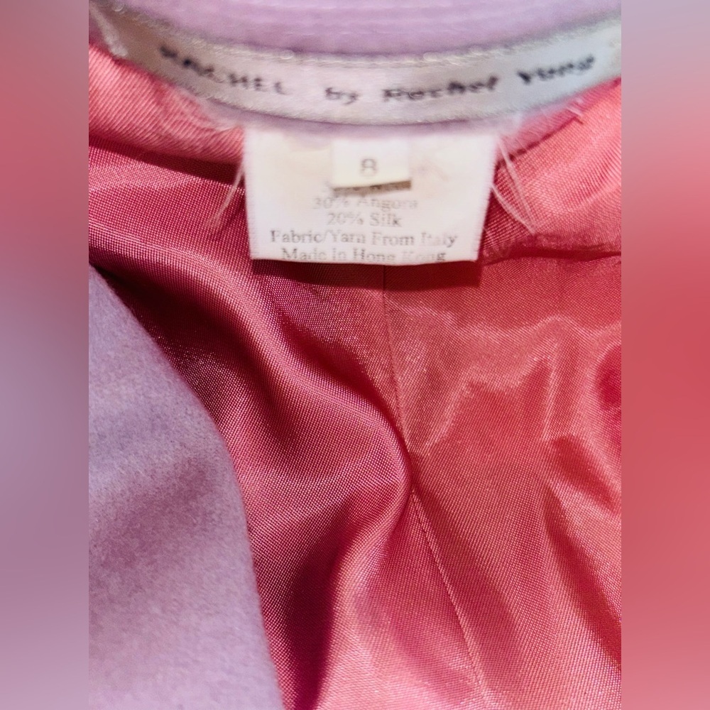 Elegant Lavender  Women's Blazer, Features Embellished Sleeves. - Picture 8 of 10